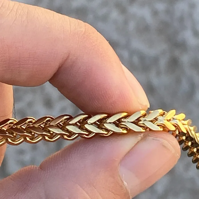 18k Gold Plated Over Stainless Steel Franco Chain Necklace 36 Bling Cartel Admin Necklaces 18k Gold Plated Over Stainless Steel Franco Chain Necklace 36 Bling Cartel Admin Necklaces
