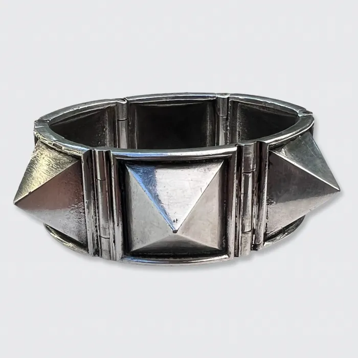 21stfinds Bracelets Silver Art Deco Pinnacle Bracelet by Henry Teguy 21stfinds Bracelets Silver Art Deco Pinnacle Bracelet by Henry Teguy