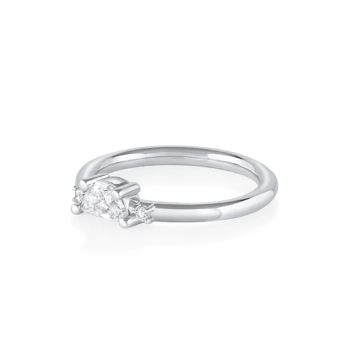 35ct White Diamond Moonlight Lovers Engagement Ring Marrow Fine Rings