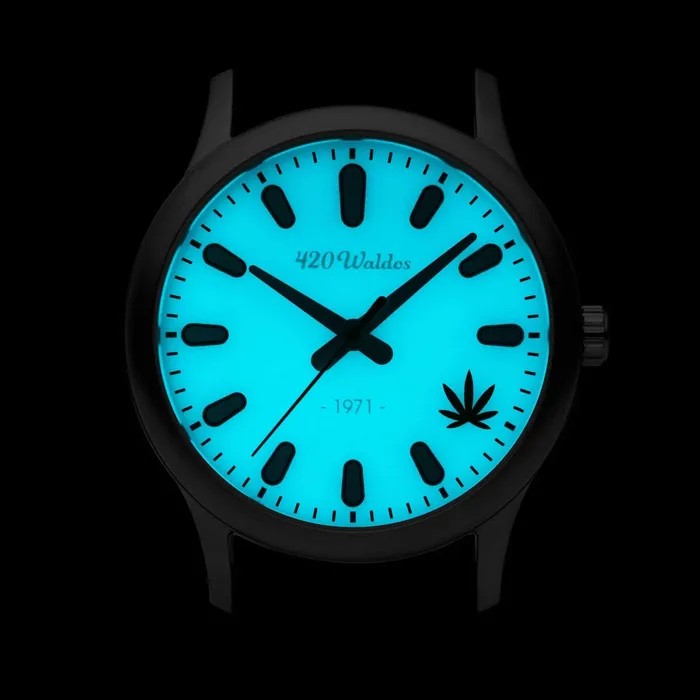 420Waldos Womens Quartz Watch Mary Jane Blue Dial Genuine Leather Strap W2010 420Waldos Watches 420Waldos Womens Quartz Watch Mary Jane Blue Dial Genuine Leather Strap W2010 420Waldos Watches