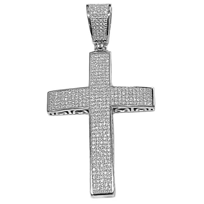 925 Sterling Silver Cross 25CT Moissanite Iced Flooded Out Pendant 275 Harlem Bling Necklaces 925 Sterling Silver Cross 25CT Moissanite Iced Flooded Out Pendant 275 Harlem Bling Necklaces