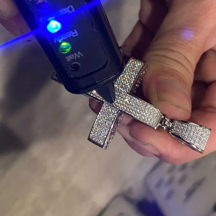 925 Sterling Silver Cross 25CT Moissanite Iced Flooded Out Pendant 275 Harlem Bling Necklaces 925 Sterling Silver Cross 25CT Moissanite Iced Flooded Out Pendant 275 Harlem Bling Necklaces