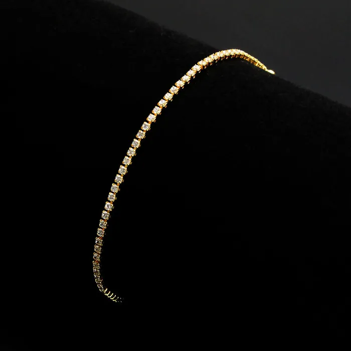 Alamode 3W1680 Gold Brass Bracelet with AAA Grade CZ in Clear Bracelets Alamode 3W1680 Gold Brass Bracelet with AAA Grade CZ in Clear Bracelets