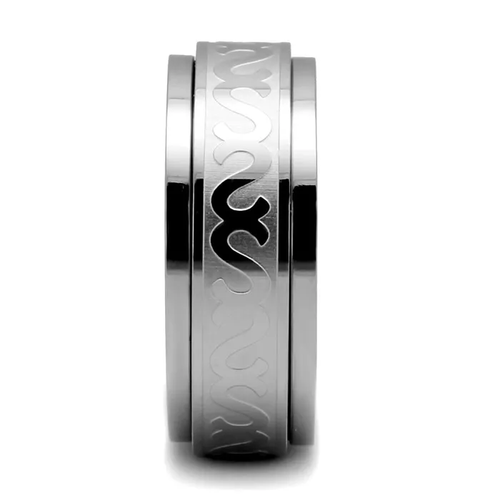 Alamode Rings TK2941 High polished no plating Stainless Steel Ring with No Stone
