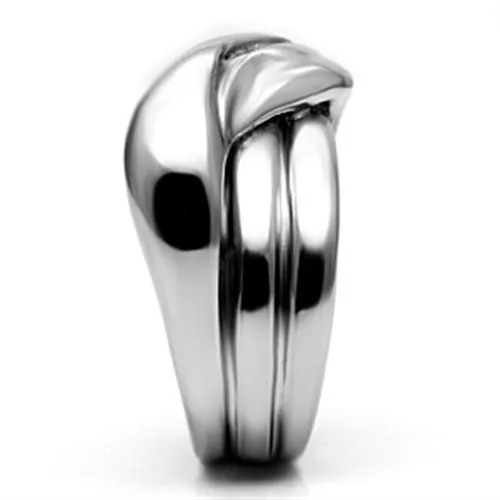 Alamode Rings TK615 High polished no plating Stainless Steel Ring with No Stone