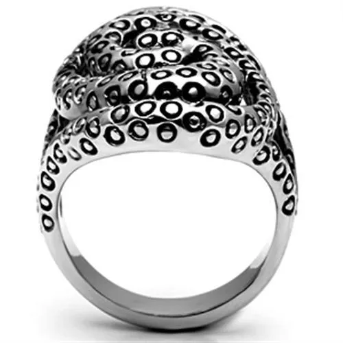 Alamode Rings TK670 High polished no plating Stainless Steel Ring with No Stone