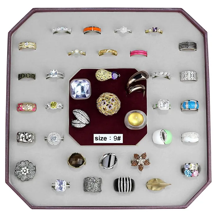 Alamode VK019SIZE9 Assorted Brass Ring with Assorted in Assorted Rings