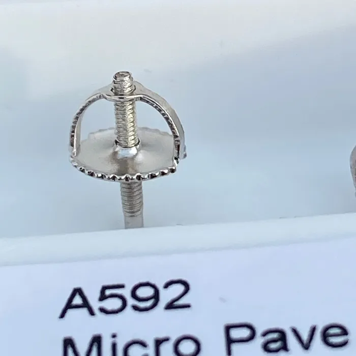 AMERICAN TIME Real 925 Sterling Silver Earrings CZ Faux Blue Sapphire Micro Pave Earrings AMERICAN TIME Real 925 Sterling Silver Earrings CZ Faux Blue Sapphire Micro Pave Earrings