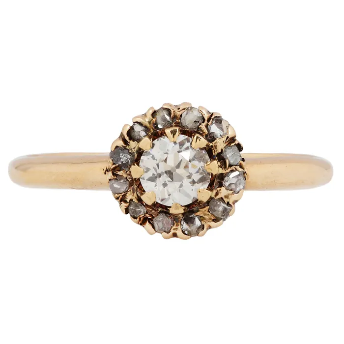 Antique Flora Cluster Ring Antique Vintage Jewelry Rings