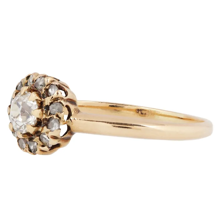 Antique Flora Cluster Ring Antique Vintage Jewelry Rings