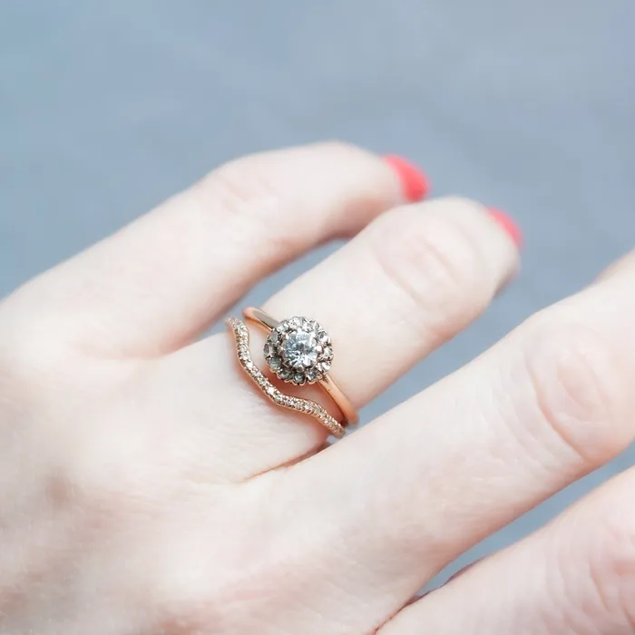 Antique Flora Cluster Ring Antique Vintage Jewelry Rings