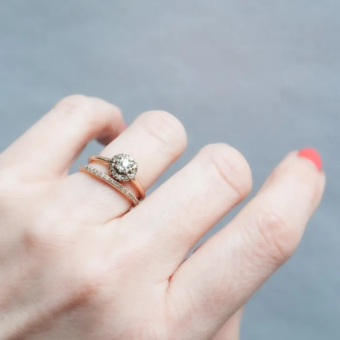 Antique Flora Cluster Ring Antique Vintage Jewelry Rings
