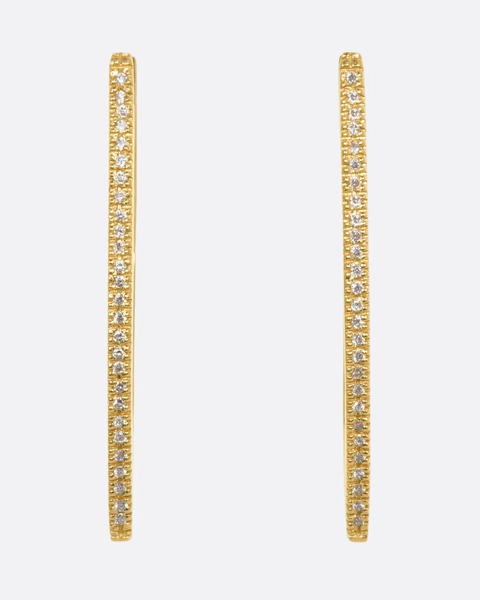 Arched Rectangle Hoop Earrings BRIMFIELD Earrings Arched Rectangle Hoop Earrings BRIMFIELD Earrings
