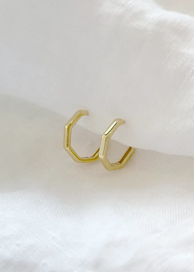 Athens Hoop Bella Wren Jewelry Earrings