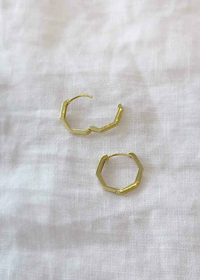Athens Hoop Bella Wren Jewelry Earrings