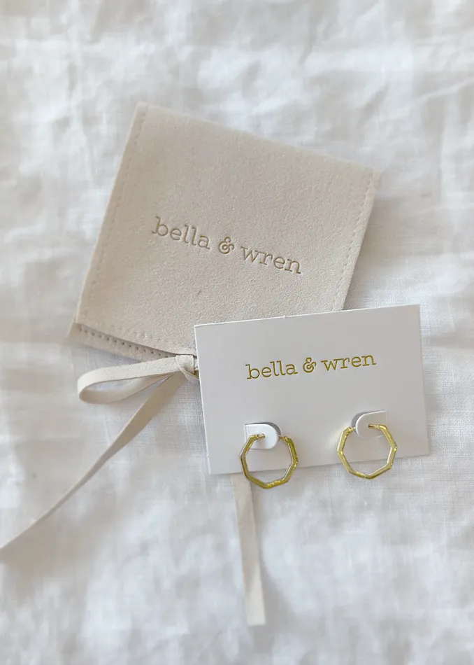 Athens Hoop Bella Wren Jewelry Earrings