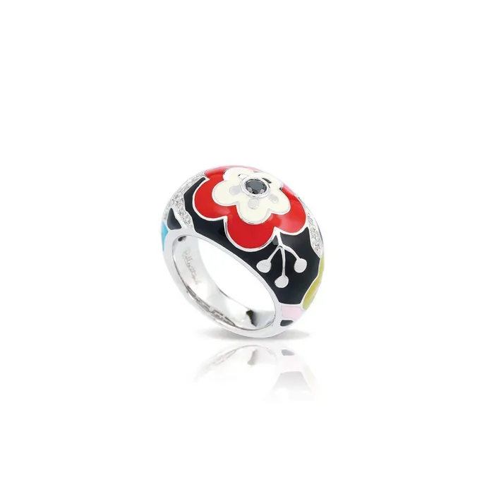Belle Etoile Cherry Blossom Ring Red Belle Etoile Rings