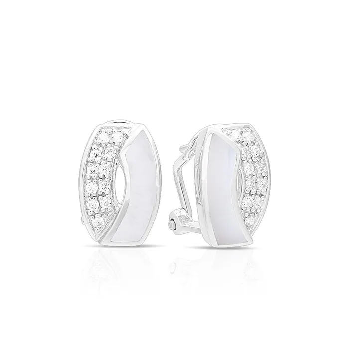 Belle Etoile Pirouette Earrings White MotherofPearl White Stone Belle Etoile Earrings Belle Etoile Pirouette Earrings White MotherofPearl White Stone Belle Etoile Earrings