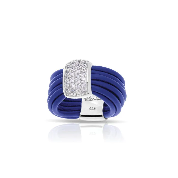 Belle Etoile Rings Belle Etoile Adagio Ring Blue