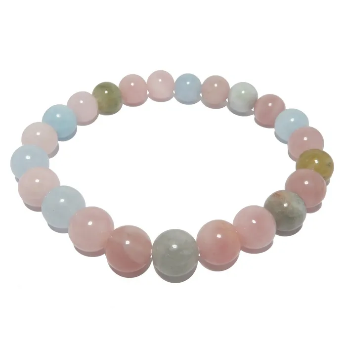 Beryl Bracelet Aquamarine Morganite Heliodor Satin Crystals Bracelets
