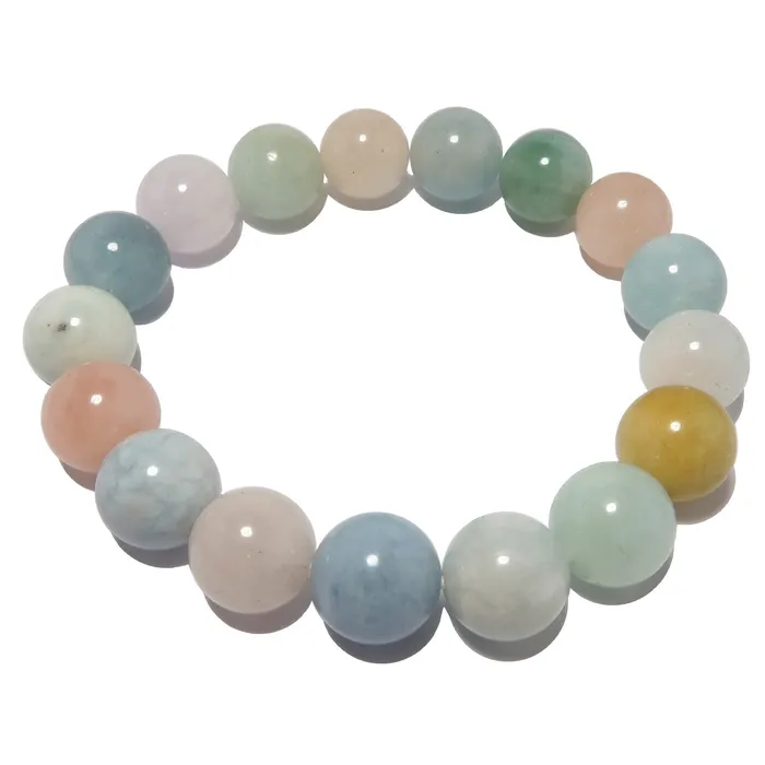 Beryl Bracelet Aquamarine Morganite Heliodor Satin Crystals Bracelets