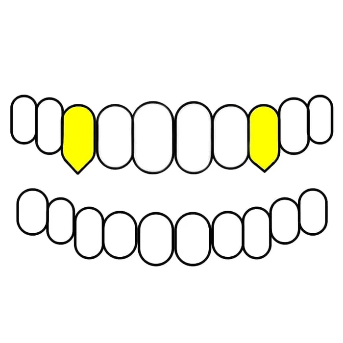 Bling Cartel Admin Rings Gold Plated over 925 Silver TwoTone Diamond Dust Custom Vampire Fangs Grillz