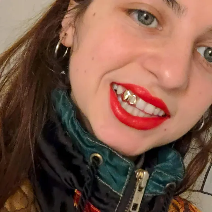 Bling Cartel Admin Rings Real Solid 10K Gold Double OpenSolid Caps Custom Grillz