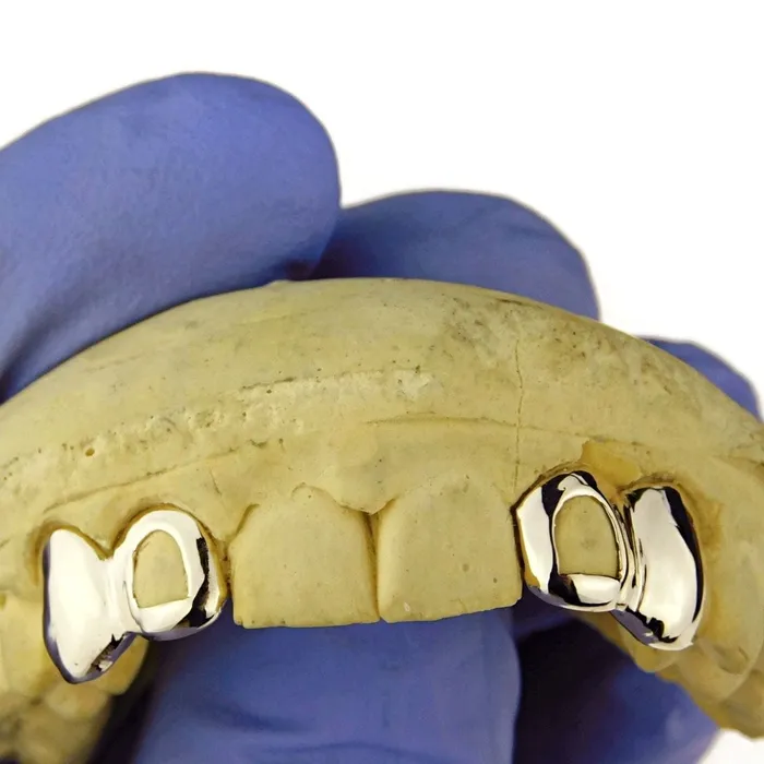 Bling Cartel Admin Rings Real Solid 10K Gold Double OpenSolid Caps Custom Grillz
