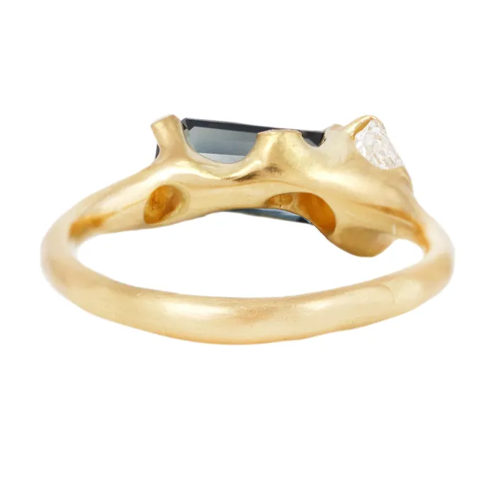 Blue Sapphire Cluster Ring Johnny Ninos Rings