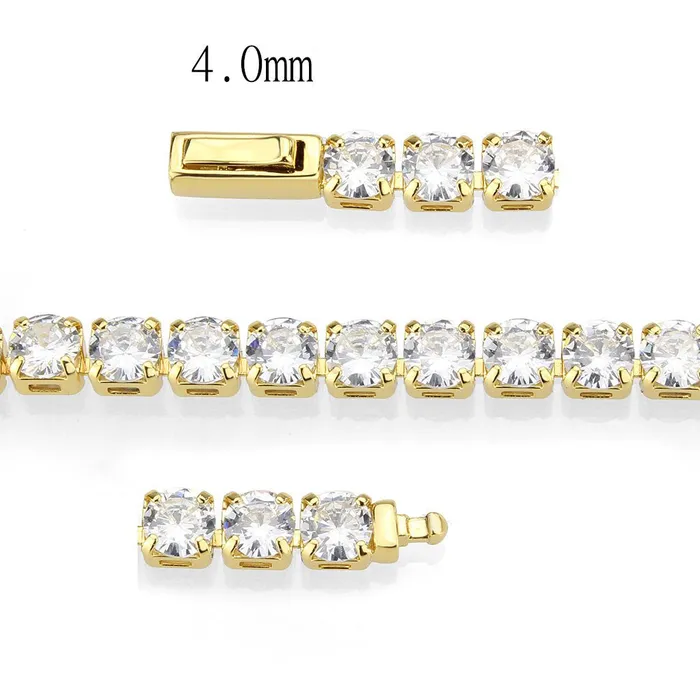 Bracelets Alamode 3W1719 Gold Brass Bracelet with AAA Grade CZ in Clear Bracelets Alamode 3W1719 Gold Brass Bracelet with AAA Grade CZ in Clear