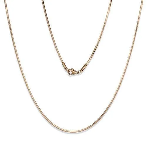 Bracelets Alamode TK2435R IP Rose GoldIon Plating Stainless Steel Chain with No Stone Bracelets Alamode TK2435R IP Rose GoldIon Plating Stainless Steel Chain with No Stone