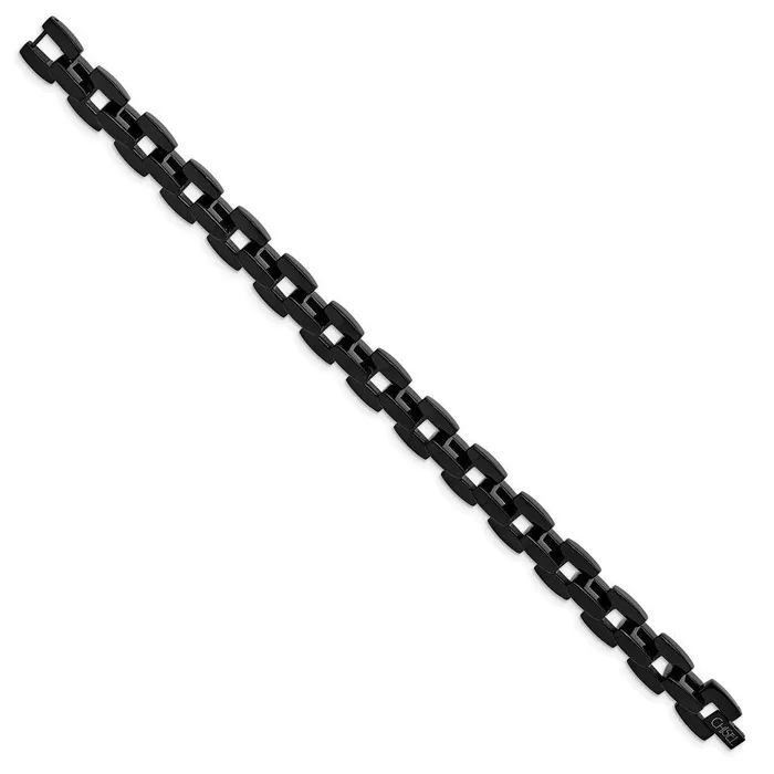 Bracelets Chisel Stainless Steel Black IPplated 85in Bracelet Bracelets Chisel Stainless Steel Black IPplated 85in Bracelet