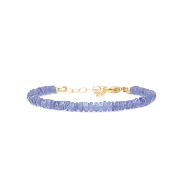 Bracelets Earthly Abundance Jewelry Tanzanite Beaded Bracelet
