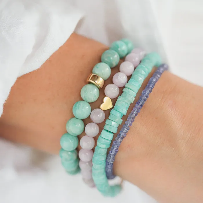 Bracelets Earthly Abundance Jewelry Tanzanite Beaded Bracelet