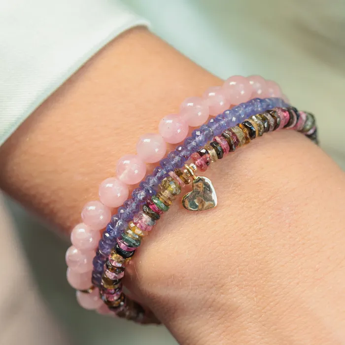 Bracelets Earthly Abundance Jewelry Tanzanite Beaded Bracelet