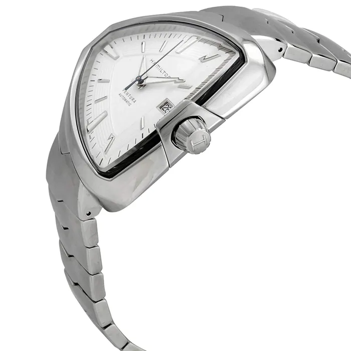 Bracelets Hamilton Hamilton Mens Watch Ventura ELVIS80 Automatic White Dial Bracelet H24505111 Bracelets Hamilton Hamilton Mens Watch Ventura ELVIS80 Automatic White Dial Bracelet H24505111
