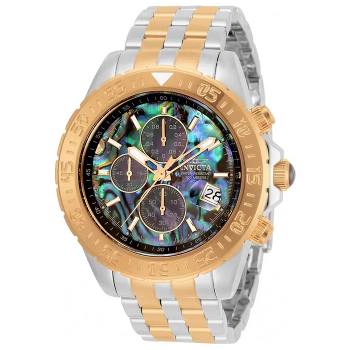 Bracelets Invicta Invicta Mens Chronograph Watch Aviator Silver and Rose Gold Tone Bracelet 33577 Bracelets Invicta Invicta Mens Chronograph Watch Aviator Silver and Rose Gold Tone Bracelet 33577
