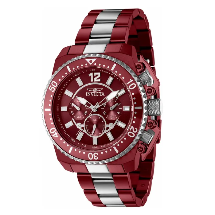 Bracelets Invicta Invicta Mens Chronograph Watch Pro Diver Burgundy Dial Steel Bracelet 40875 Bracelets Invicta Invicta Mens Chronograph Watch Pro Diver Burgundy Dial Steel Bracelet 40875