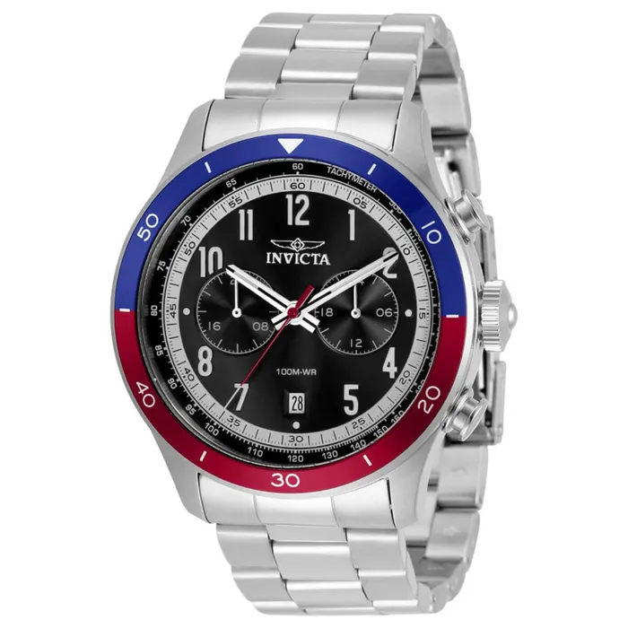 Bracelets Invicta Invicta Mens Chronograph Watch Speedway Black and Silver Dial Bracelet 33964 Bracelets Invicta Invicta Mens Chronograph Watch Speedway Black and Silver Dial Bracelet 33964