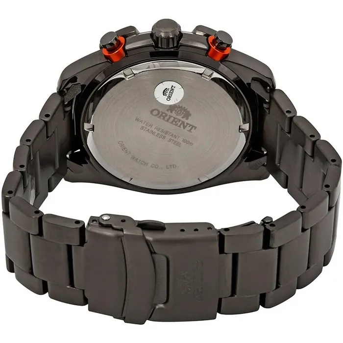 Bracelets Orient Mens Quartz Watch Sport Chronograph Black Dial Steel Bracelet FTT16001F0 ORIENT Bracelets Orient Mens Quartz Watch Sport Chronograph Black Dial Steel Bracelet FTT16001F0 ORIENT