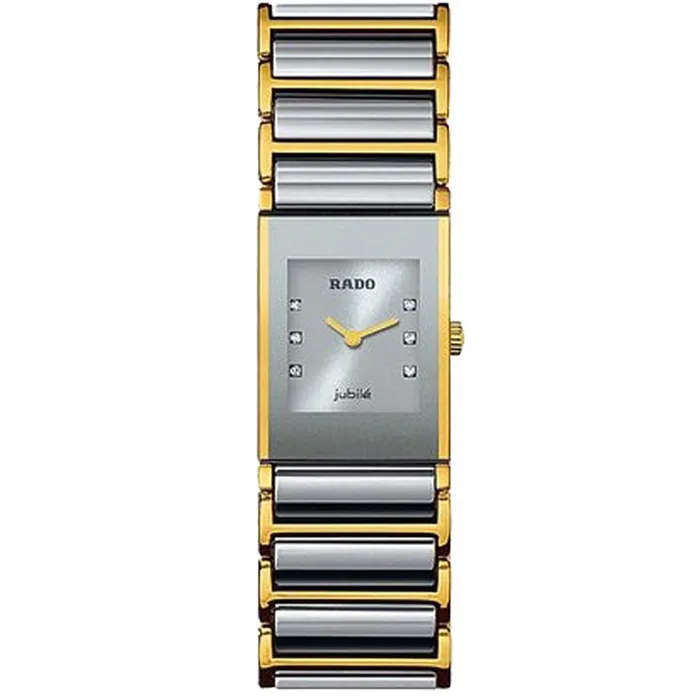 Bracelets Rado Rado Womens Diamond Watch Integral Jubile Silver Tone Dial Bracelet R20750702 Bracelets Rado Rado Womens Diamond Watch Integral Jubile Silver Tone Dial Bracelet R20750702