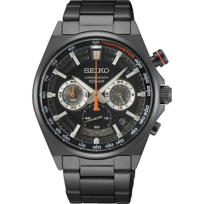 Bracelets SEIKO Seiko Mens Chronograph Watch Core Quartz Black Stainless Steel Bracelet SSB399P1 Bracelets SEIKO Seiko Mens Chronograph Watch Core Quartz Black Stainless Steel Bracelet SSB399P1