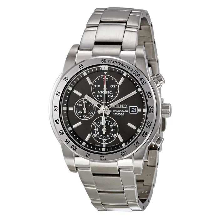 Bracelets Seiko SNDD05 Mens Chrono Brown Dial Steel Bracelet Quartz Watch Seiko Bracelets Seiko SNDD05 Mens Chrono Brown Dial Steel Bracelet Quartz Watch Seiko