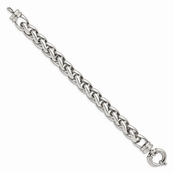 Bracelets Stainless Steel Polished Fancy Link Bracelet Chisel Bracelets Stainless Steel Polished Fancy Link Bracelet Chisel