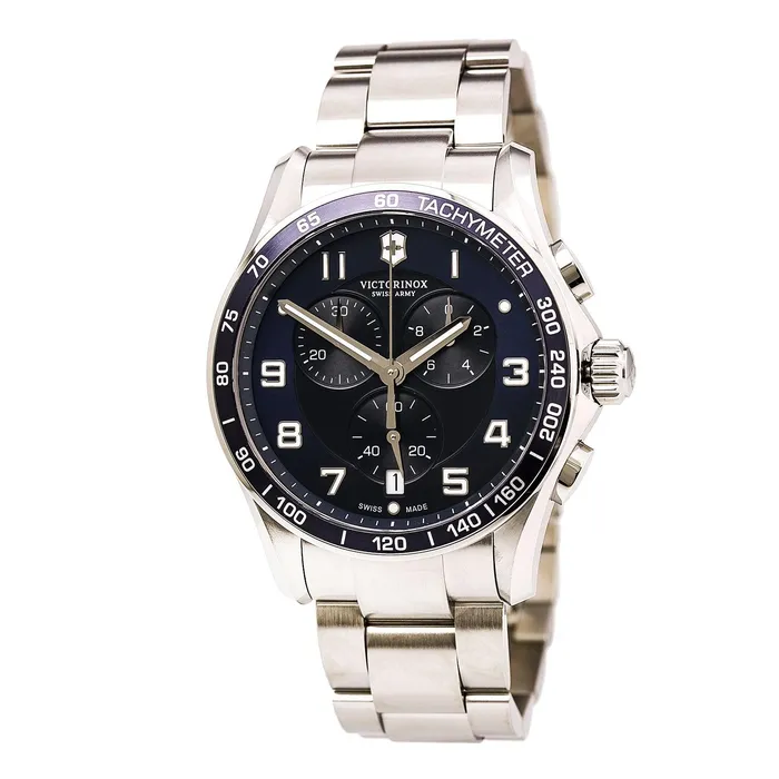 Bracelets Swiss Army 241652 Mens Chrono Classic XLS Blue Dial Stainless Steel Bracelet Watch Victorinox Swiss Army Bracelets Swiss Army 241652 Mens Chrono Classic XLS Blue Dial Stainless Steel Bracelet Watch Victorinox Swiss Army