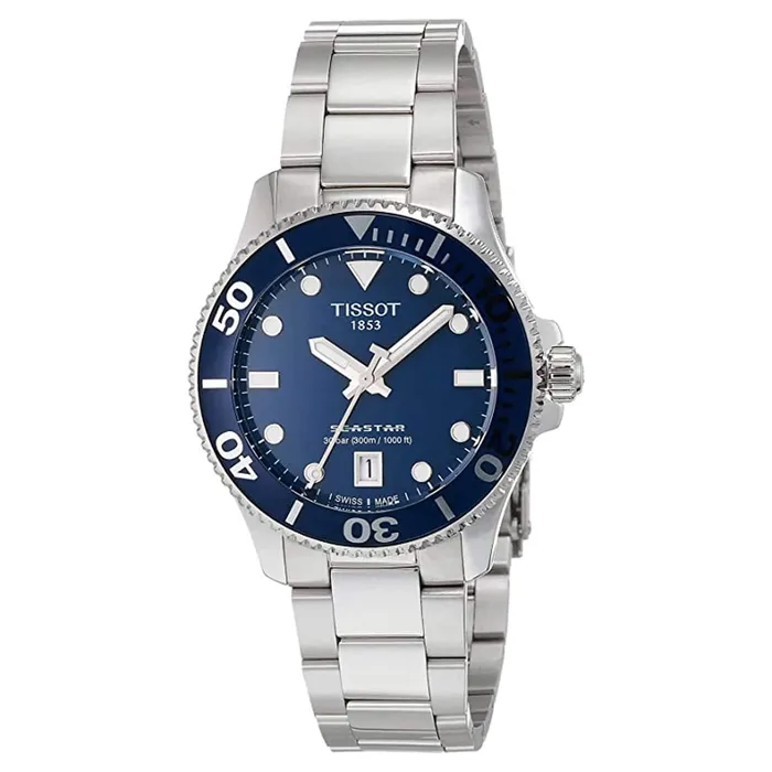 Bracelets Tissot Tissot Unisex Watch Seastar 1000 Quartz Blue Dial Grey Bracelet T1202101104100 Bracelets Tissot Tissot Unisex Watch Seastar 1000 Quartz Blue Dial Grey Bracelet T1202101104100