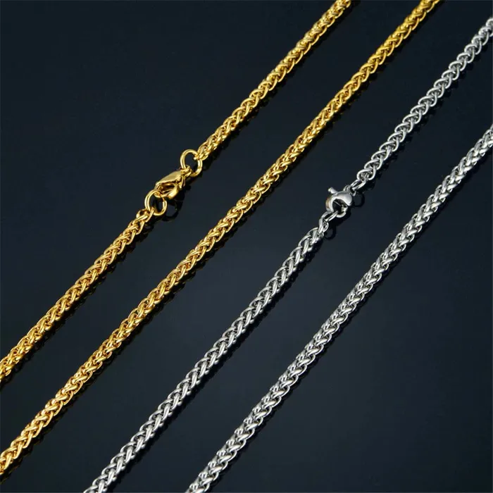 Bracelets VVS Jewelry 14k Gold 316L Stainless Steel Rope Chain BOGO