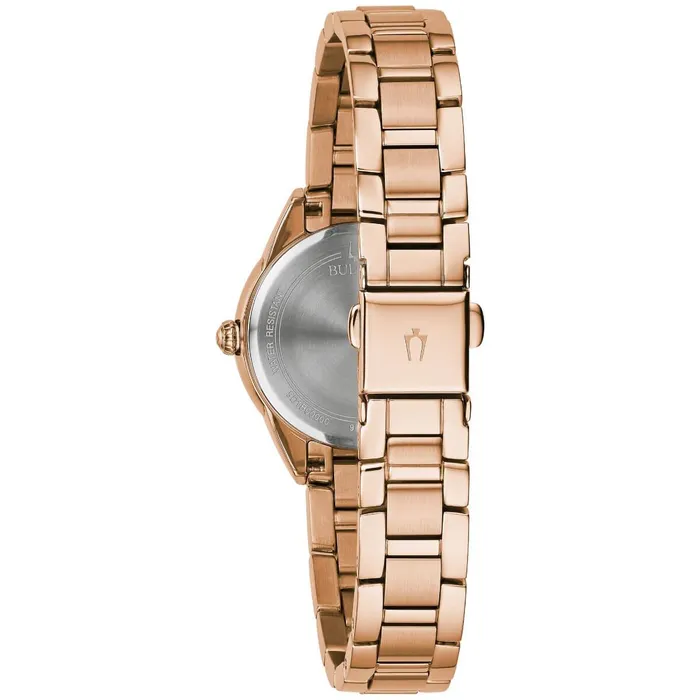 Bulova Womens Diamond Watch Sutton Rose Gold Tone Dial Bracelet 97P151 Bulova Bracelets Bulova Womens Diamond Watch Sutton Rose Gold Tone Dial Bracelet 97P151 Bulova Bracelets
