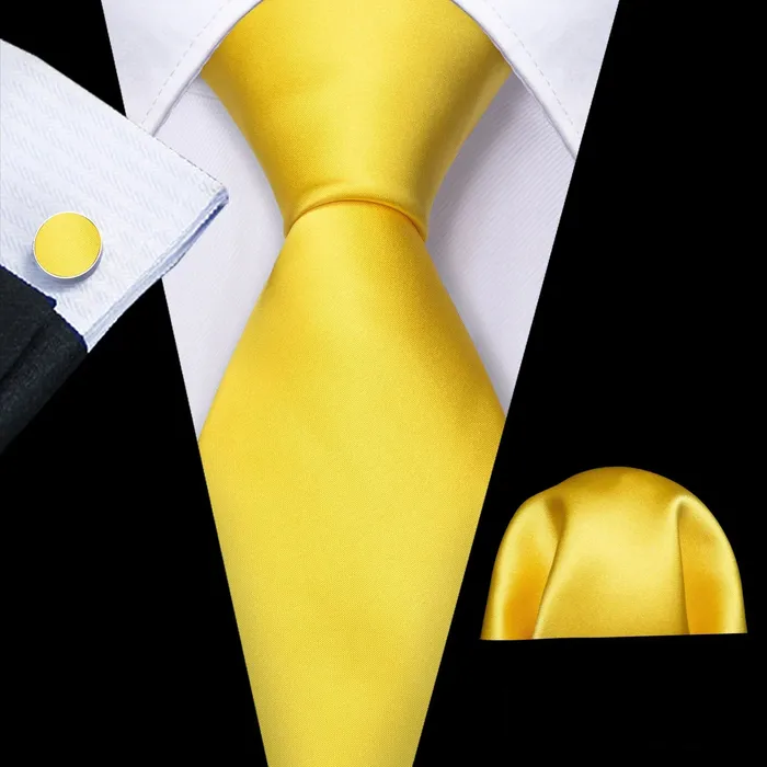 BWG VIP Design Collection Mens Fashion Golden Yellow Geometric Jacquard 100 Premium High Quality Silk Ties Divine Inspiration Styles Rings