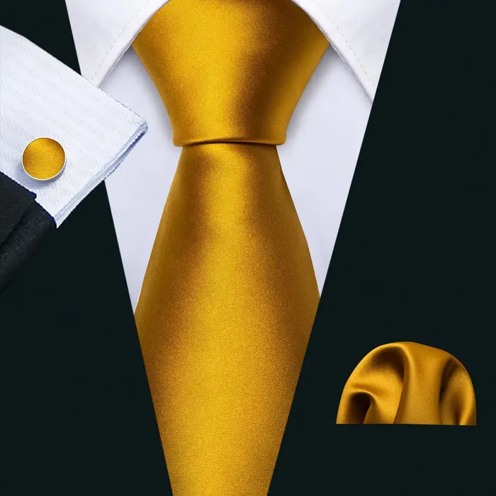 BWG VIP Design Collection Mens Fashion Golden Yellow Geometric Jacquard 100 Premium High Quality Silk Ties Divine Inspiration Styles Rings